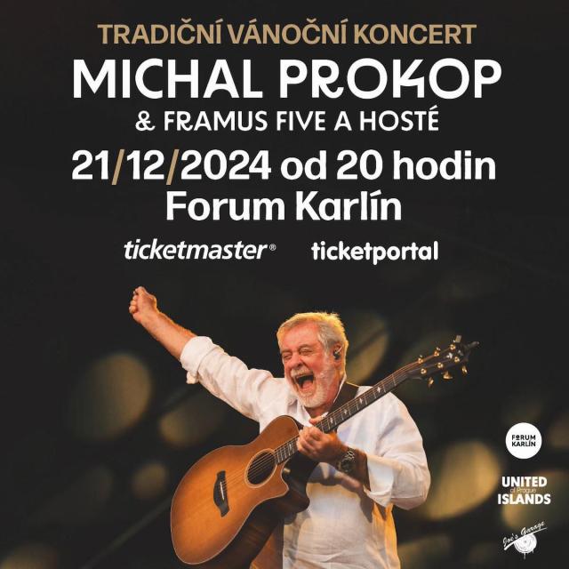 Další Vánoce v Karlíně: Michal Prokop připravuje tradiční vánoční koncert ve Foru Karlín